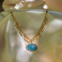 Load image into Gallery viewer, Apatite And Pearl Necklace