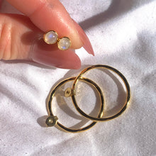 Load image into Gallery viewer, HAMMER BACKS // LARGE // rainbow moonstone