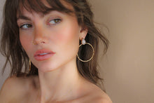 Load image into Gallery viewer, Lita Earrings // Rose Quartz