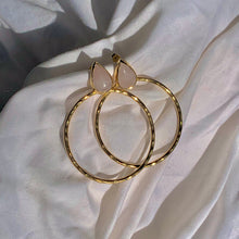 Load image into Gallery viewer, Lita Earrings // Rose Quartz