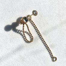 Load image into Gallery viewer, CONVERTIBLE CHAIN EARRINGS // Moonstone
