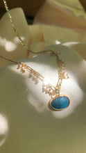 Load and play video in Gallery viewer, Apatite And Pearl Necklace
