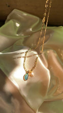 Load and play video in Gallery viewer, Aquamarine and Pearl Necklace
